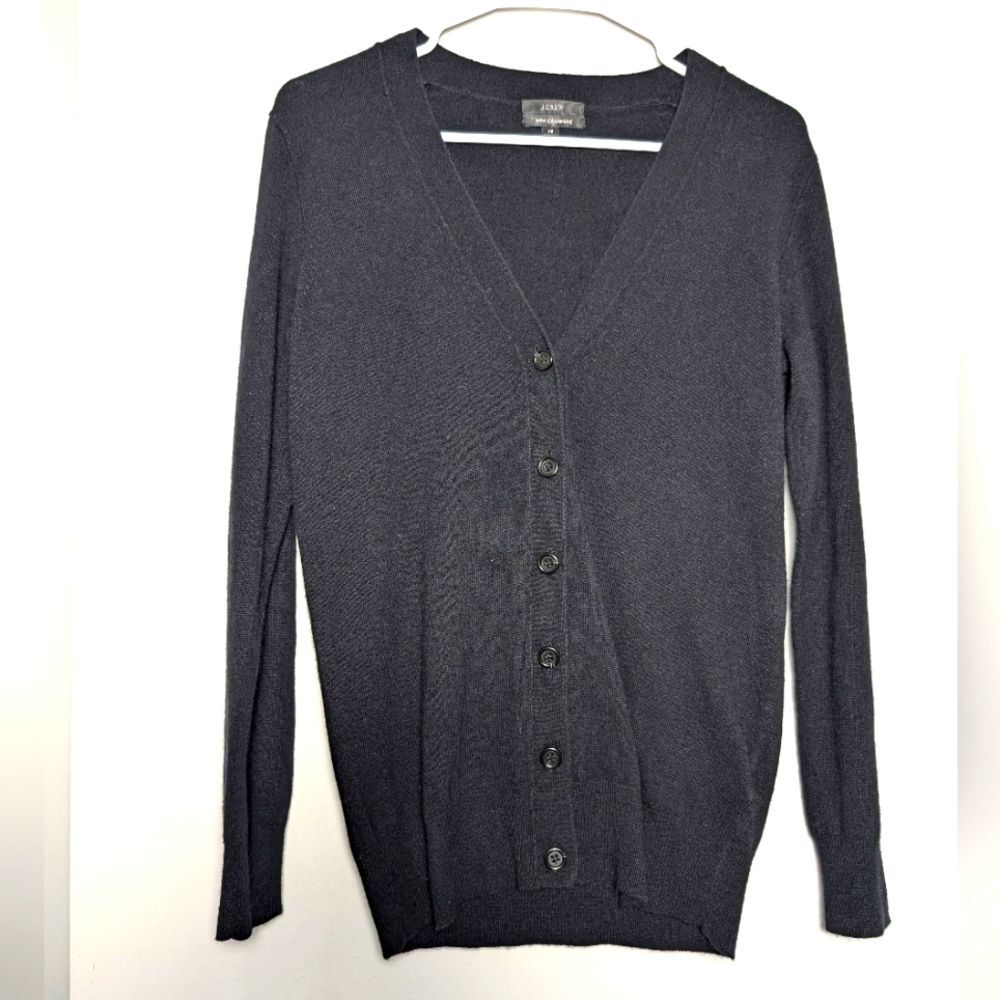 J.crew sweater Cashmere Wool cardigan sz XS button office casual academia